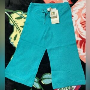 Kids Teal Cashmere knit Pants Sz.S